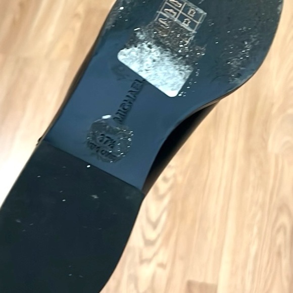 Michael Kors, Patent Leather Riding Boots, Excellent Condition, Size 37.5/US 7 - Picture 4 of 9